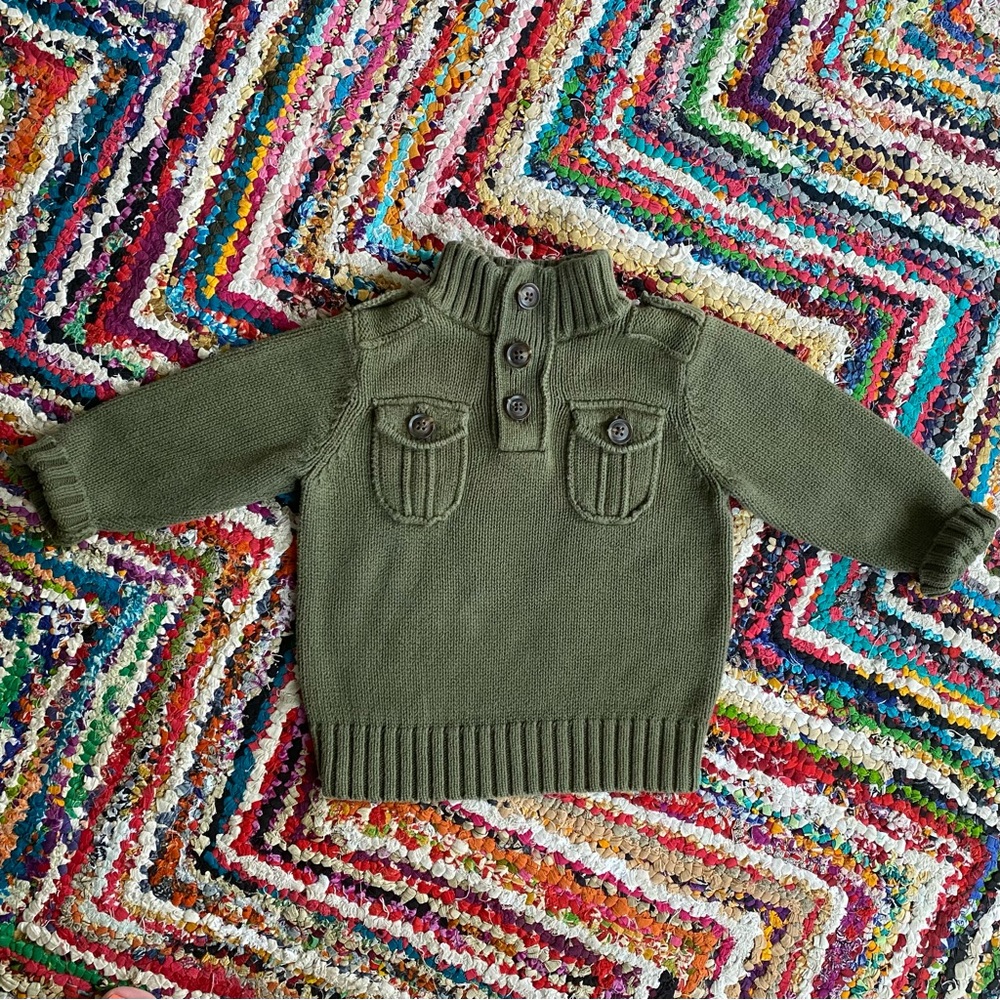🐻 2/$25 • Old Navy | Military Style Sweater - Picture 3 of 10